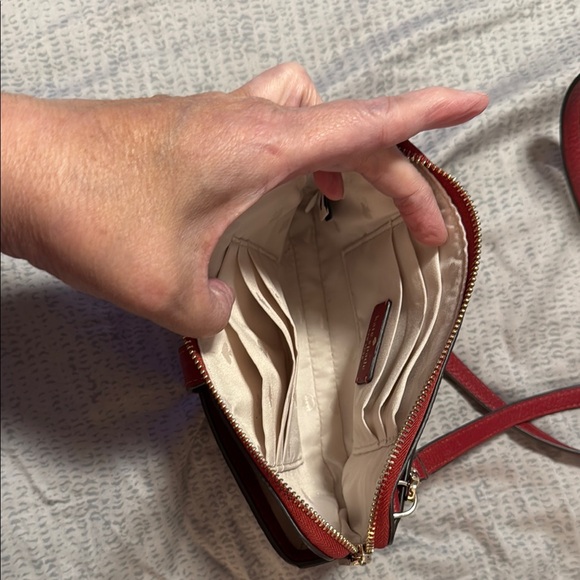Kate Spade Red Crossbody Bag with Textured Finish - Picture 5 of 6